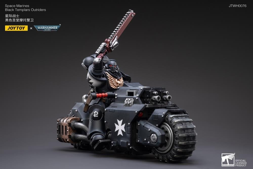 Warhammer 40k Black Templars Raider-Pattern Combat Bike 1/18 Scale Gallery Image 12