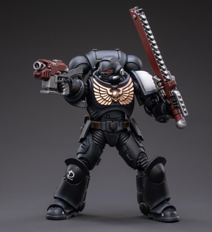 Warhammer 40k Black Templars Assault Intercessor Outriders Brother Valtus 1/18 Scale Action Figure Gallery Image 7
