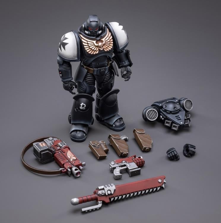 Warhammer 40k Black Templars Assault Intercessor Outriders Brother Valtus 1/18 Scale Action Figure Gallery Image 11