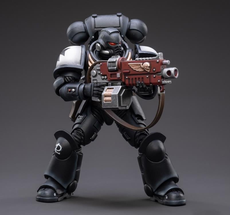 Warhammer 40k Black Templars Assault Intercessor Outriders Brother Valtus 1/18 Scale Action Figure Gallery Image 8
