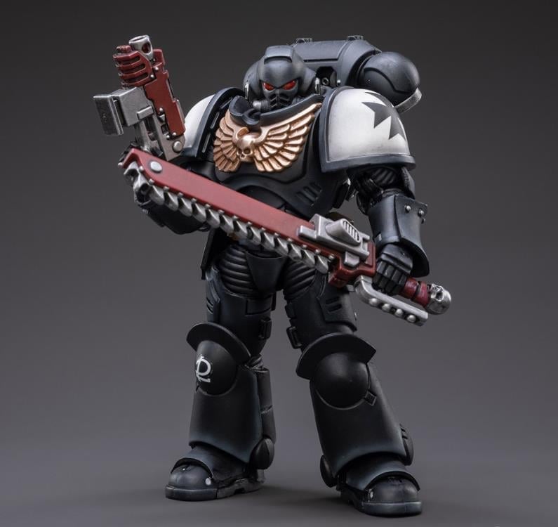 Warhammer 40k Black Templars Assault Intercessor Outriders Brother Valtus 1/18 Scale Action Figure Gallery Image 3