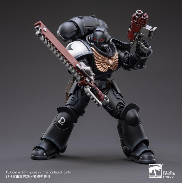 Warhammer 40k Black Templars Assault Intercessor Outriders Brother Valtus 1/18 Scale Action Figure Gallery Image 10