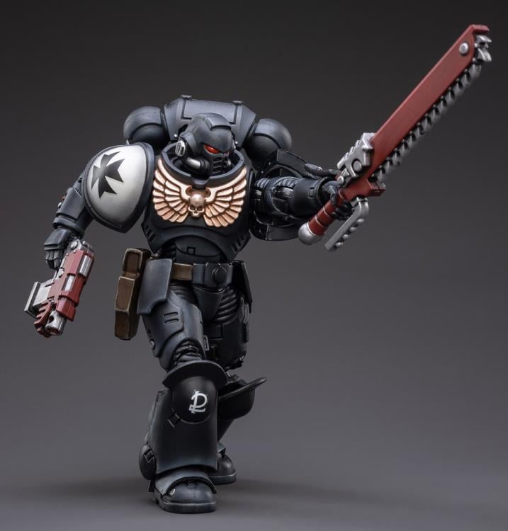 Warhammer 40k Black Templars Assault Intercessor Outriders Brother Valtus 1/18 Scale Action Figure Gallery Image 5