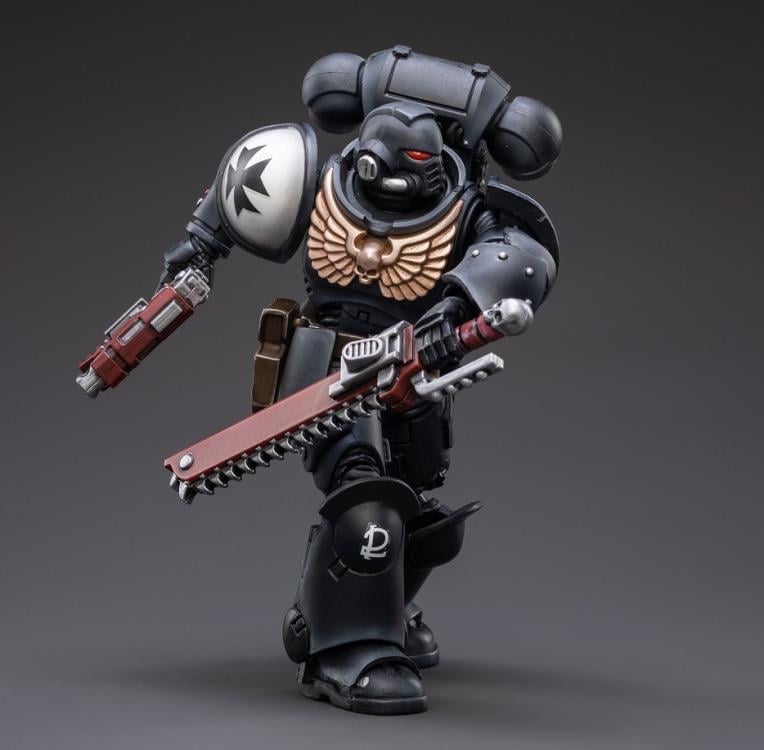 Warhammer 40k Black Templars Assault Intercessor Outriders Brother Valtus 1/18 Scale Action Figure Gallery Image 6