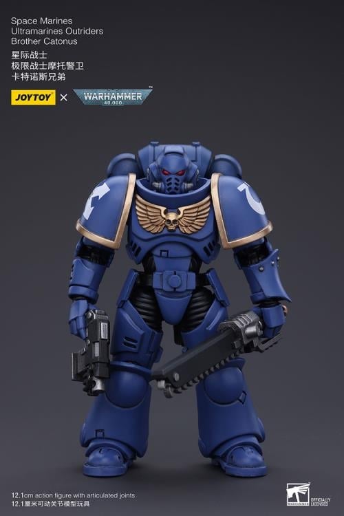 Warhammer 40k Ultramarines Assault Intercessor Brother Catonus 1/18 Scale Action Figure Gallery Image 3
