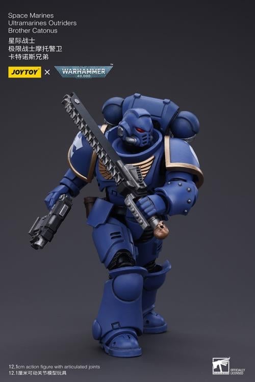 Warhammer 40k Ultramarines Assault Intercessor Brother Catonus 1/18 Scale Action Figure Gallery Image 6