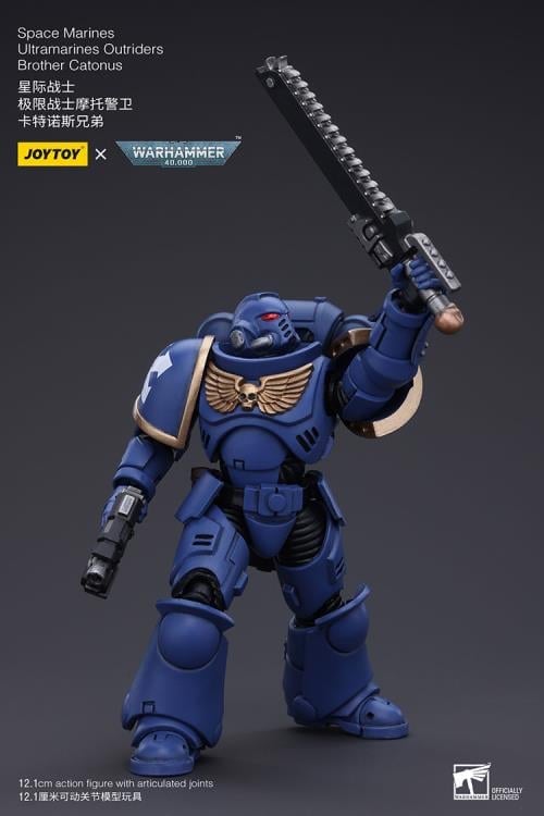 Warhammer 40k Ultramarines Assault Intercessor Brother Catonus 1/18 Scale Action Figure Gallery Image 7