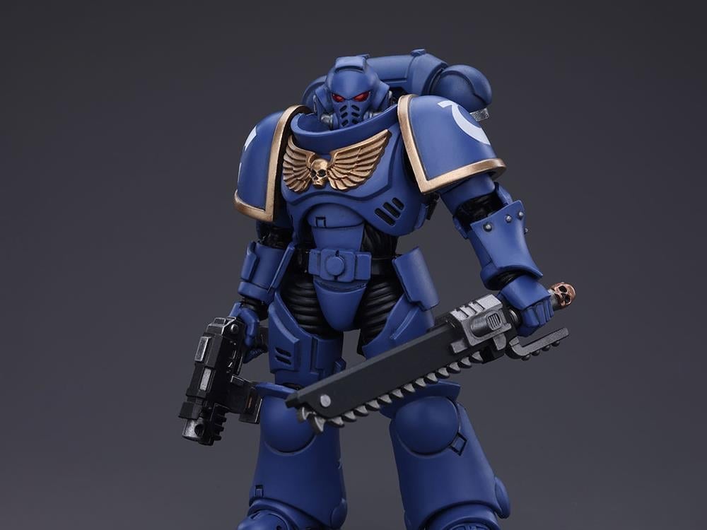 Warhammer 40k Ultramarines Assault Intercessor Brother Catonus 1/18 Scale Action Figure Gallery Image 1
