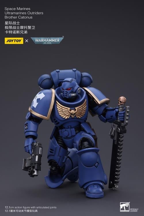Warhammer 40k Ultramarines Assault Intercessor Brother Catonus 1/18 Scale Action Figure Gallery Image 8