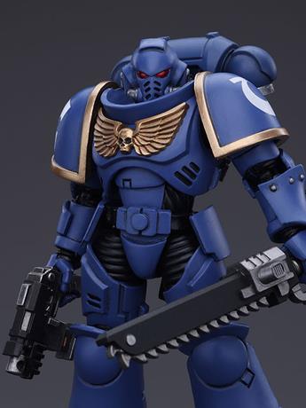 Warhammer 40k Ultramarines Assault Intercessor Brother Catonus 1/18 Scale Action Figure Gallery Image 2