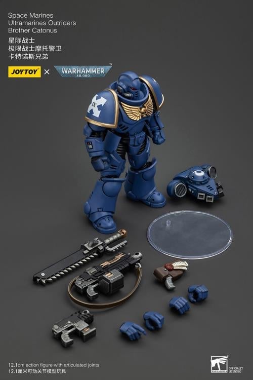 Warhammer 40k Ultramarines Assault Intercessor Brother Catonus 1/18 Scale Action Figure Gallery Image 10