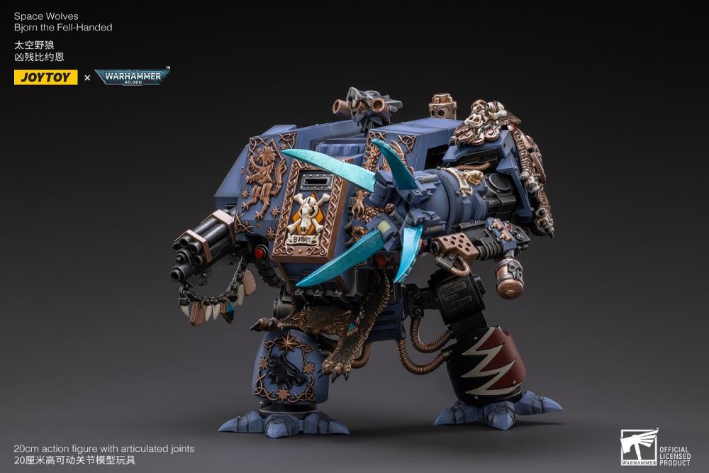 Warhammer 40K Space Wolves Bjorn The Fell-Handed 1/18 Scale Figure Gallery Image 12