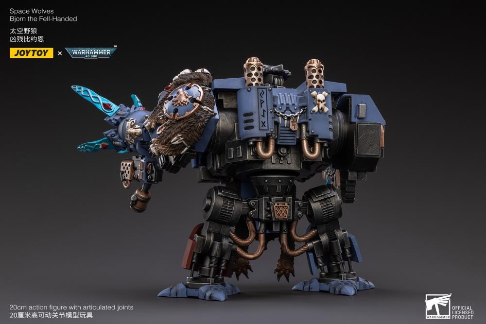 Warhammer 40K Space Wolves Bjorn The Fell-Handed 1/18 Scale Figure Gallery Image 6