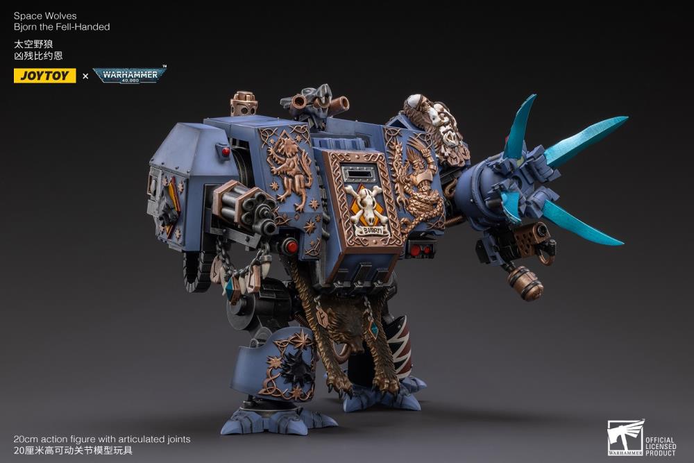 Warhammer 40K Space Wolves Bjorn The Fell-Handed 1/18 Scale Figure Gallery Image 10