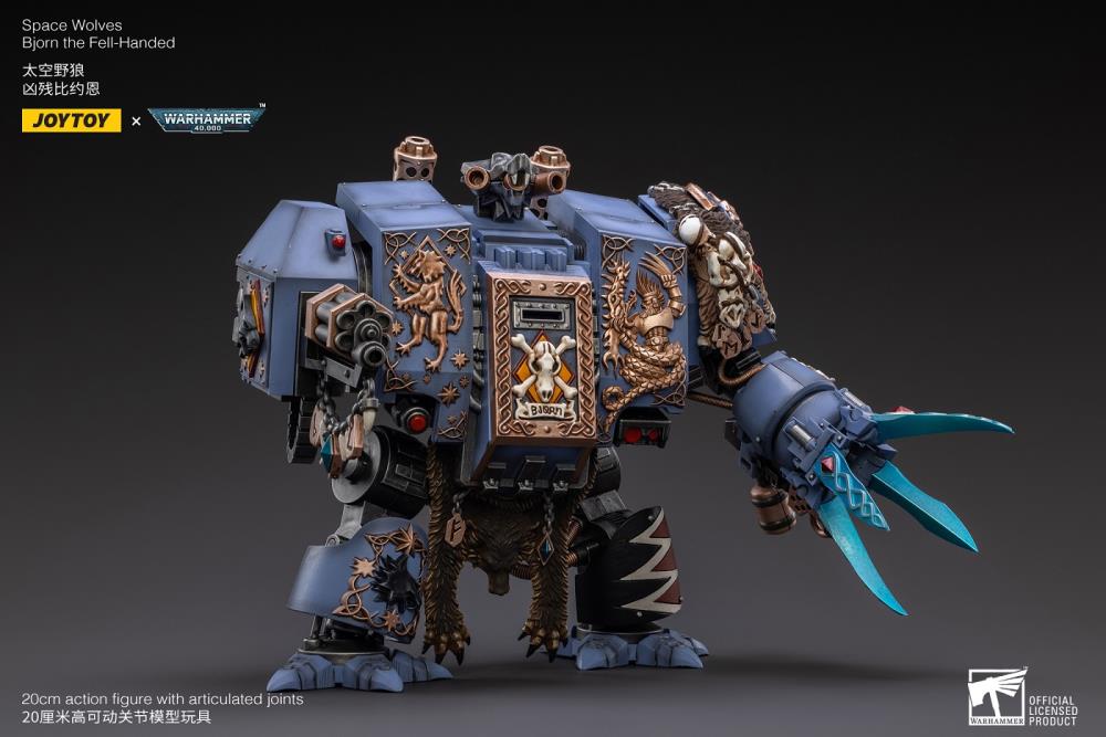 Warhammer 40K Space Wolves Bjorn The Fell-Handed 1/18 Scale Figure Gallery Image 5