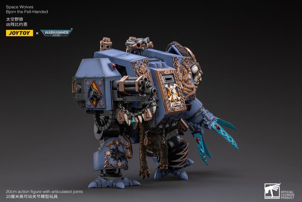 Warhammer 40K Space Wolves Bjorn The Fell-Handed 1/18 Scale Figure Gallery Image 9