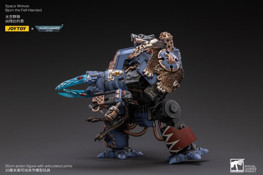 Warhammer 40K Space Wolves Bjorn The Fell-Handed 1/18 Scale Figure Gallery Image 11