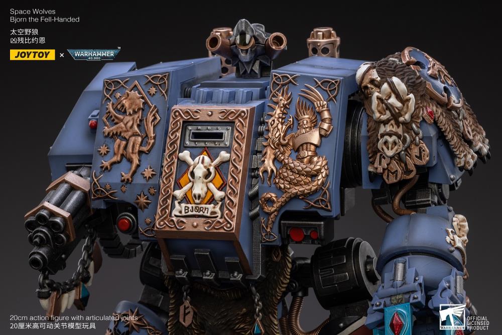 Warhammer 40K Space Wolves Bjorn The Fell-Handed 1/18 Scale Figure Gallery Image 13