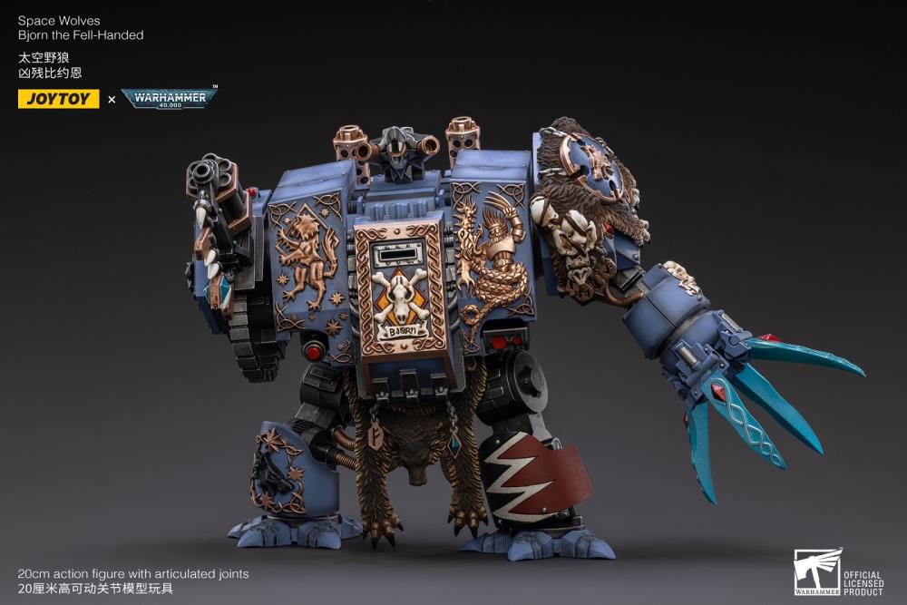Warhammer 40K Space Wolves Bjorn The Fell-Handed 1/18 Scale Figure Gallery Image 8