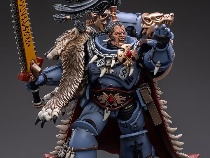 Warhammer 40k Space Wolves Ragnar Blackmane 1/18 Scale Figure Gallery Image 1