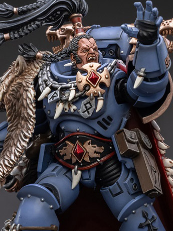 Warhammer 40k Space Wolves Ragnar Blackmane 1/18 Scale Figure
