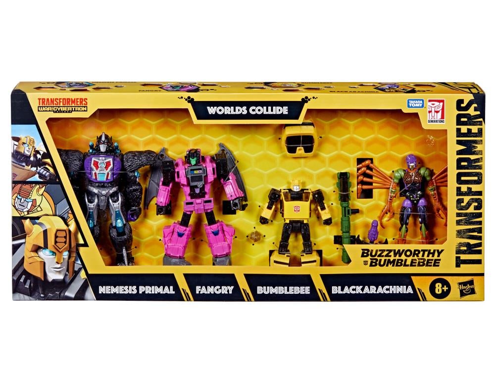 Transformers Buzzworthy Bumblebee Worlds Collide Exclusive Four-Pack Gallery Image 5