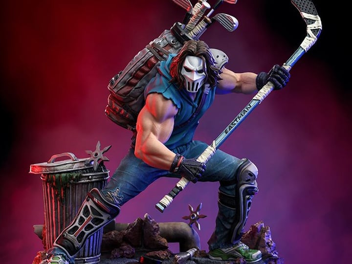 Teenage Mutant Ninja Turtles Battle Diorama Series Casey Jones 1/10 Art Scale Statue Gallery Image 1