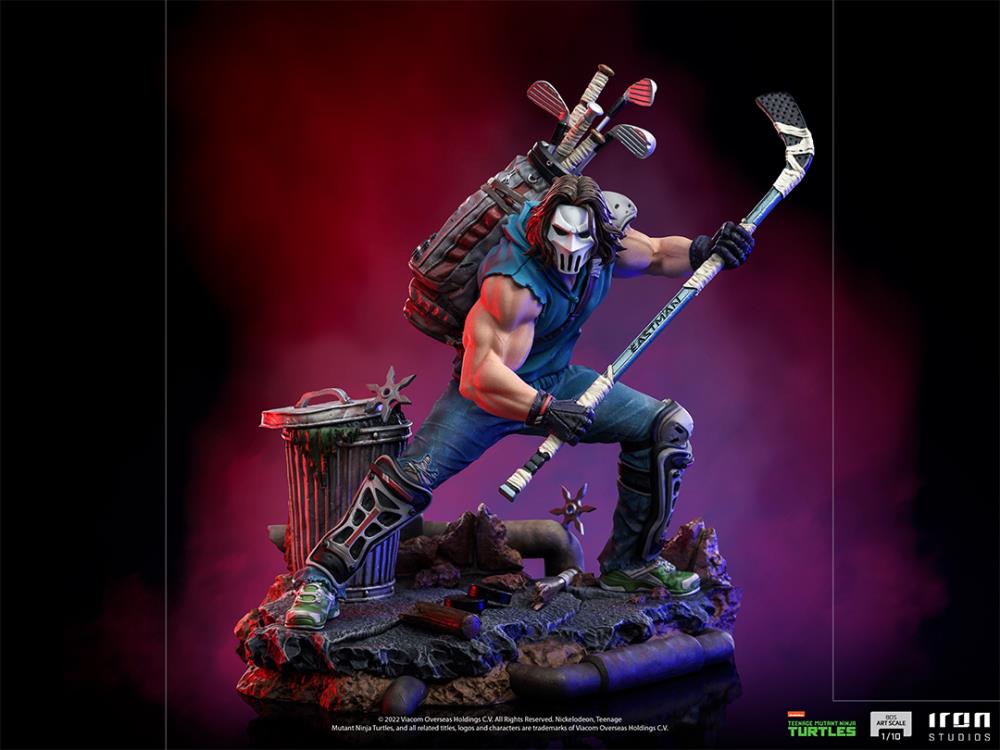 Teenage Mutant Ninja Turtles Battle Diorama Series Casey Jones 1/10 Art Scale Statue Gallery Image 3