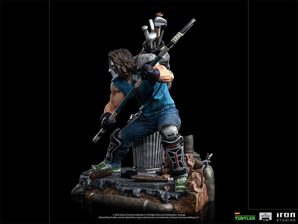 Teenage Mutant Ninja Turtles Battle Diorama Series Casey Jones 1/10 Art Scale Statue Gallery Image 7