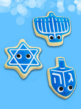 Yummy World Hanukkah Cookies 6" Plush Set Gallery Image 2