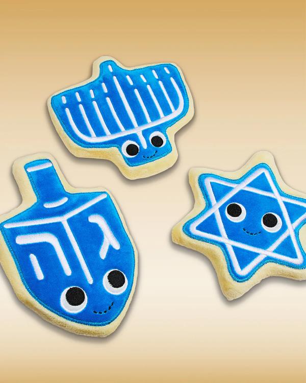 Yummy World Hanukkah Cookies 6" Plush Set Gallery Image 4