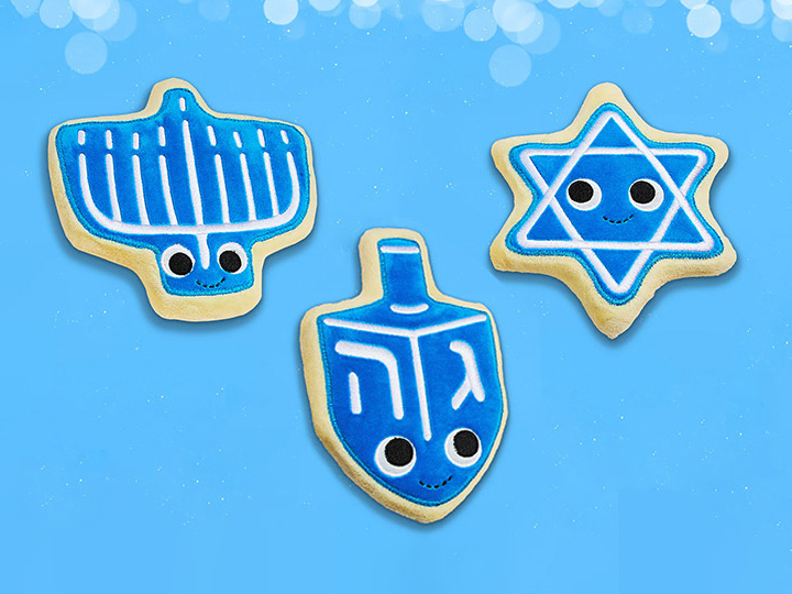 Yummy World Hanukkah Cookies 6" Plush Set Gallery Image 1