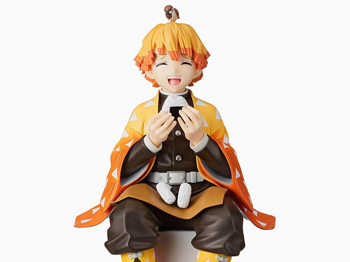 Demon Slayer: Kimetsu no Yaiba Zenitsu Agatsuma Premium Perching Figure (Reissue) Gallery Image 1