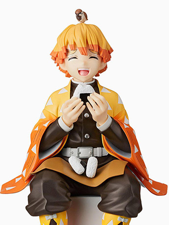 Demon Slayer: Kimetsu no Yaiba Zenitsu Agatsuma Premium Perching Figure (Reissue) Gallery Image 2