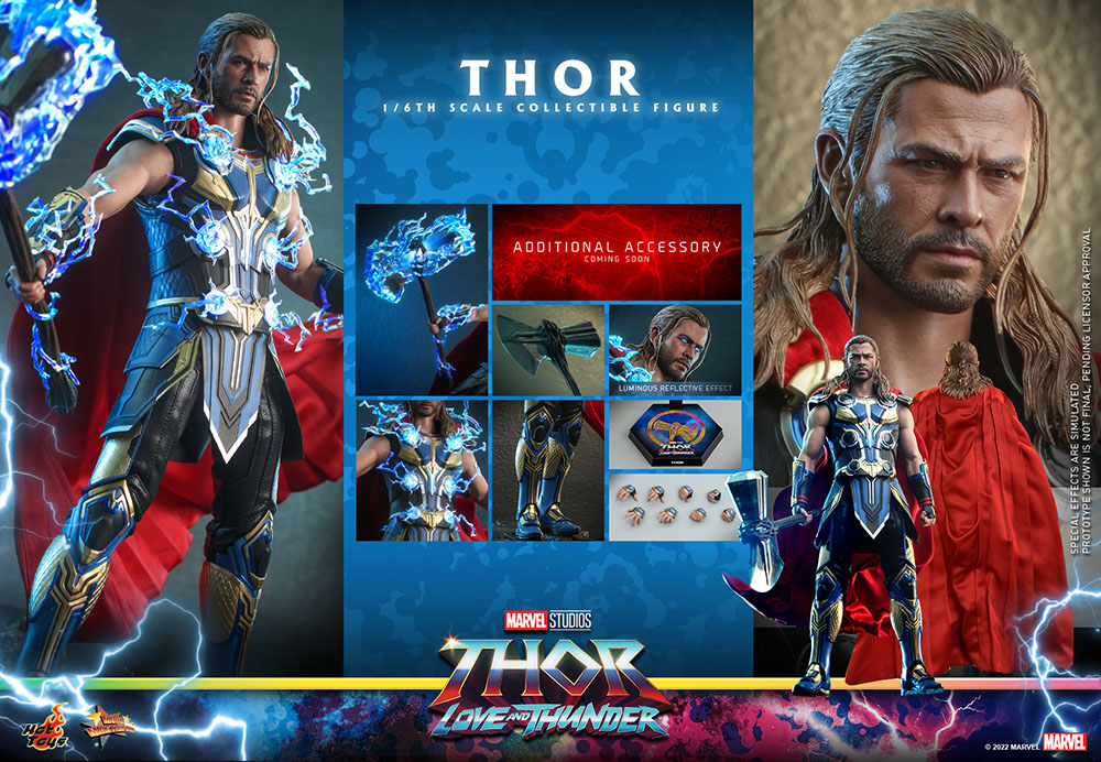 Thor: Love and Thunder MMS655 Thor 1/6th Scale Collectible Figure Gallery Image 14
