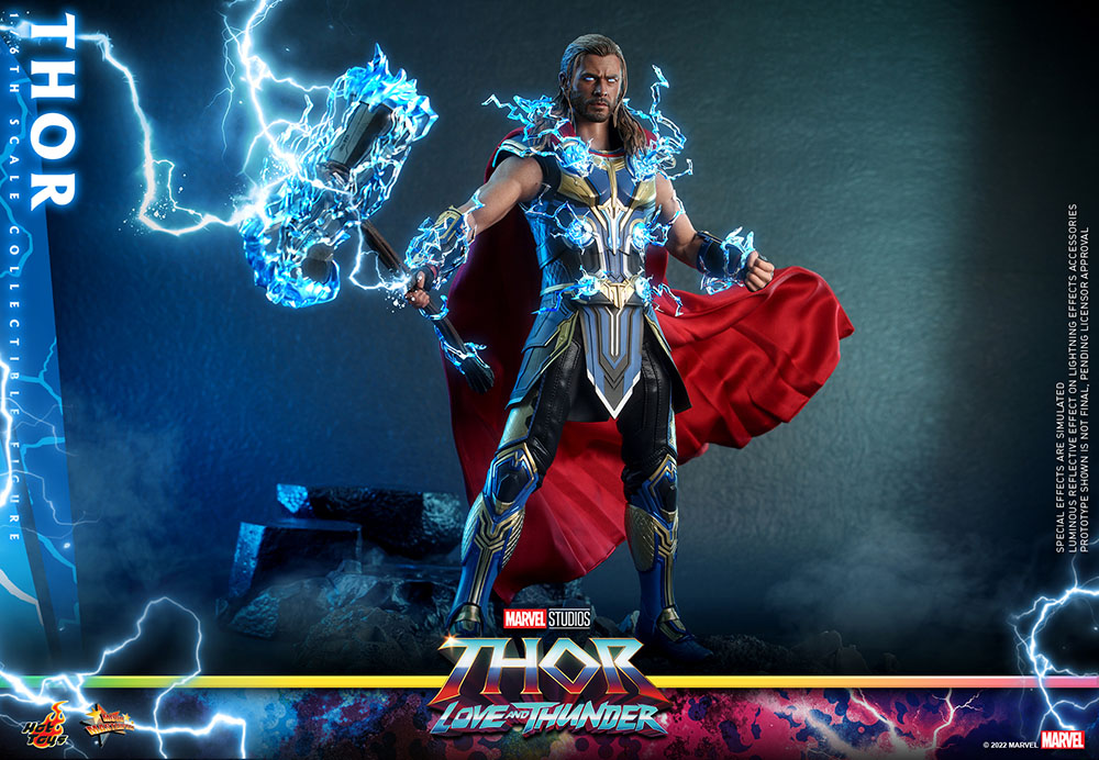 Thor: Love and Thunder MMS655 Thor 1/6th Scale Collectible Figure Gallery Image 12
