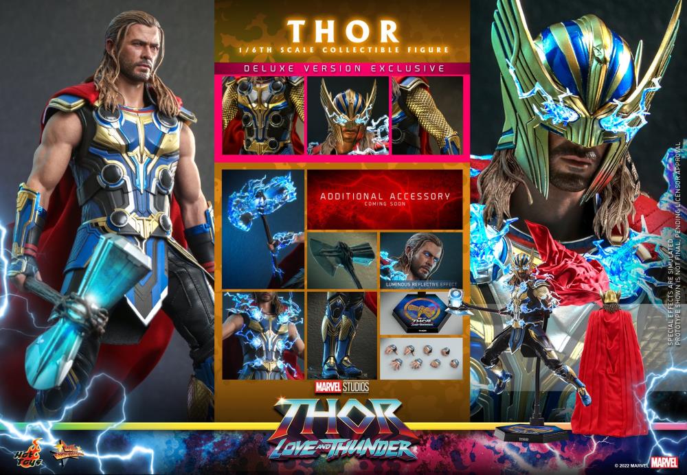 Thor: Love and Thunder MMS656 Thor Deluxe 1/6th Scale Collectible Figure Gallery Image 18