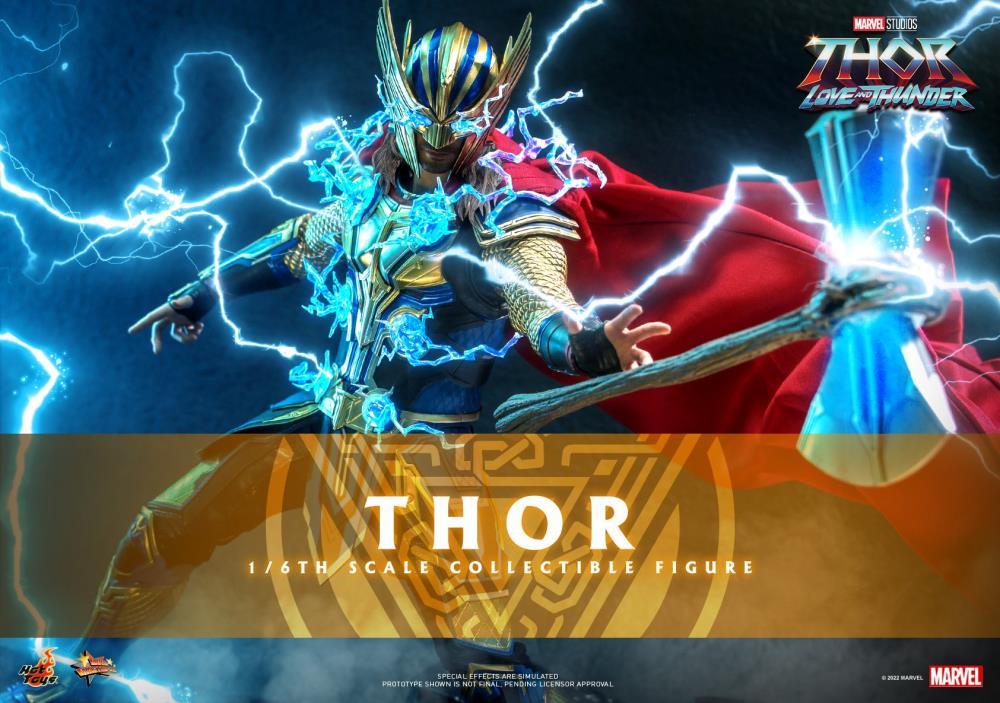 Thor: Love and Thunder MMS656 Thor Deluxe 1/6th Scale Collectible Figure Gallery Image 19