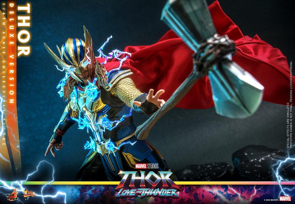 Thor: Love and Thunder MMS656 Thor Deluxe 1/6th Scale Collectible Figure Gallery Image 8