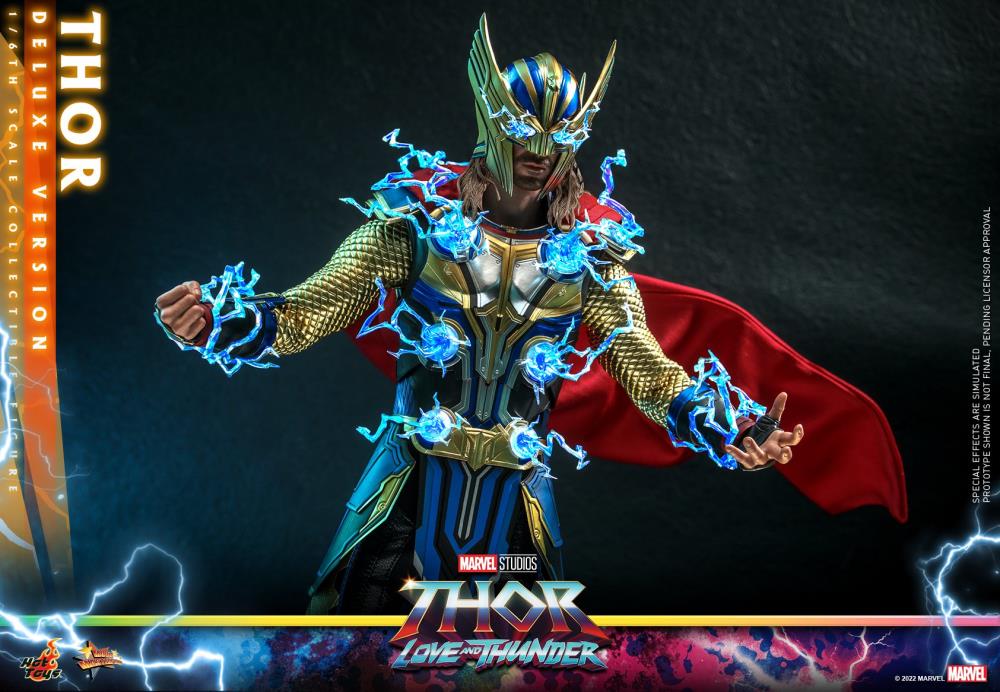 Thor: Love and Thunder MMS656 Thor Deluxe 1/6th Scale Collectible Figure Gallery Image 10