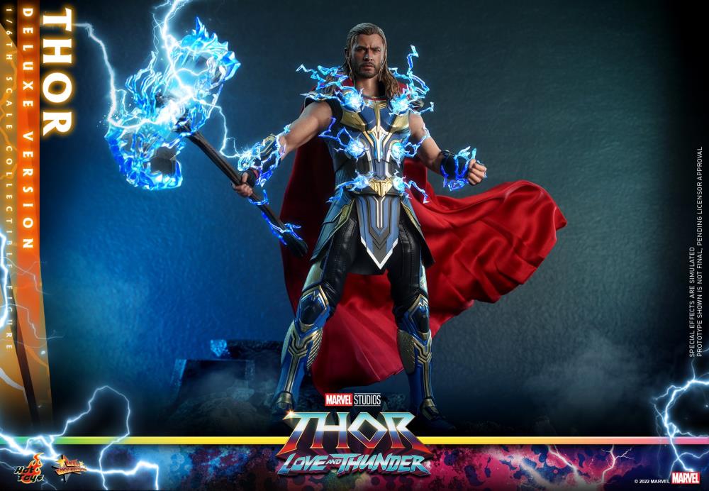 Thor: Love and Thunder MMS656 Thor Deluxe 1/6th Scale Collectible Figure Gallery Image 9