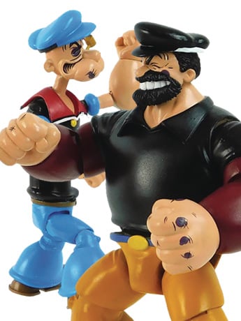 Popeye Classics Popeye vs Bluto PX Previews Exclusive Action