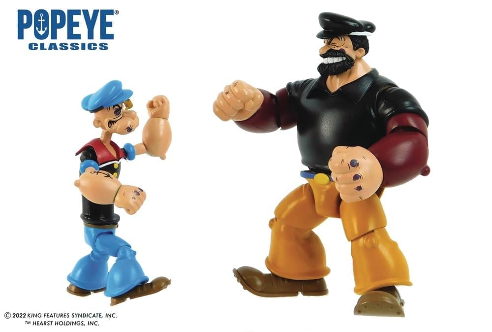 Popeye Classics Popeye vs Bluto PX Previews Exclusive Action Figure Set Gallery Image 3