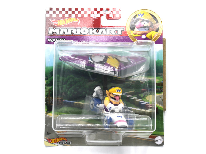 Mario Kart Hot Wheels Wario With B-Dasher and Wario Wing Gallery Image 1