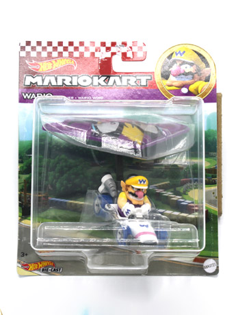 Mario Kart Hot Wheels Wario With B-Dasher and Wario Wing Gallery Image 2