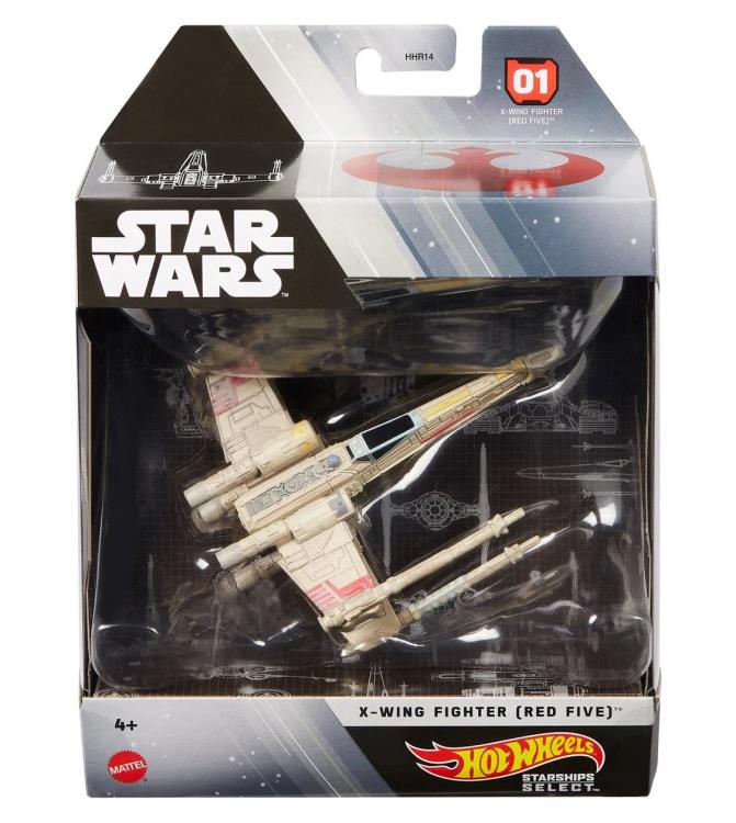 Star Wars Hot Wheels Starships Select X-Wing Fighter (Red Five) Gallery Image 6