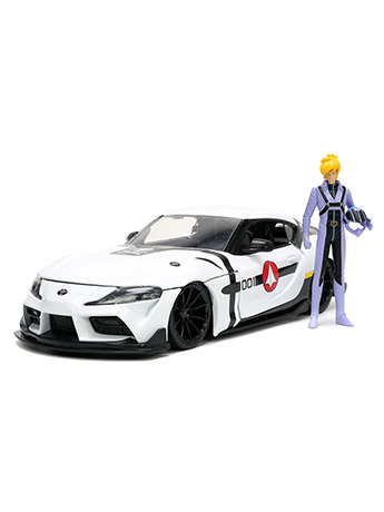 Robotech Hollywood Rides Die-Cast Roy Fokker & 1/24 Scale 2020 Toyota Supra HWR Gallery Image 2
