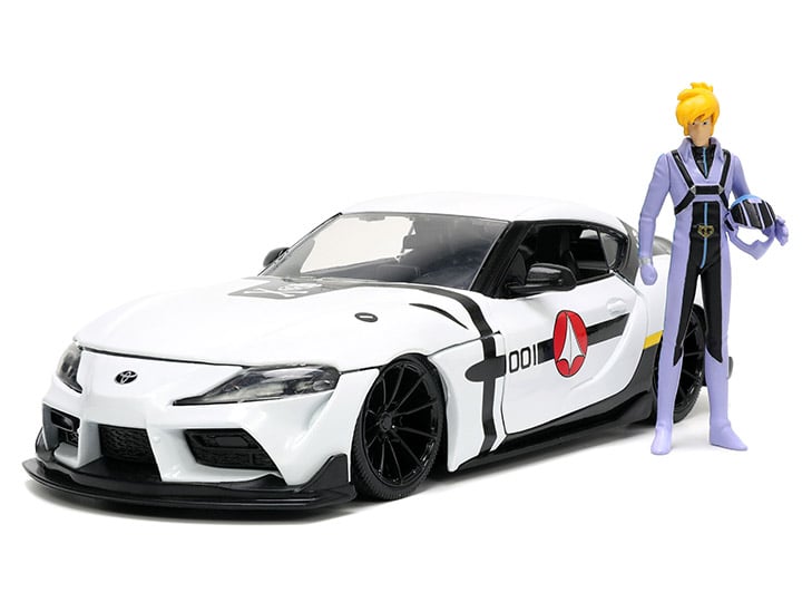 Robotech Hollywood Rides Die-Cast Roy Fokker & 1/24 Scale 2020 Toyota Supra HWR Gallery Image 1