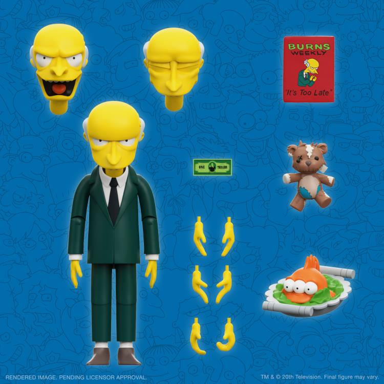 The Simpsons ULTIMATES! Montgomery Burns Action Figure Gallery Image 4