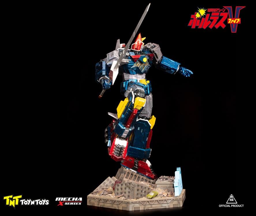 その他 Voltes V 33cm- Overseas item magnet type Super Electromagnetic Machine Voltes V Limited Edition Statue